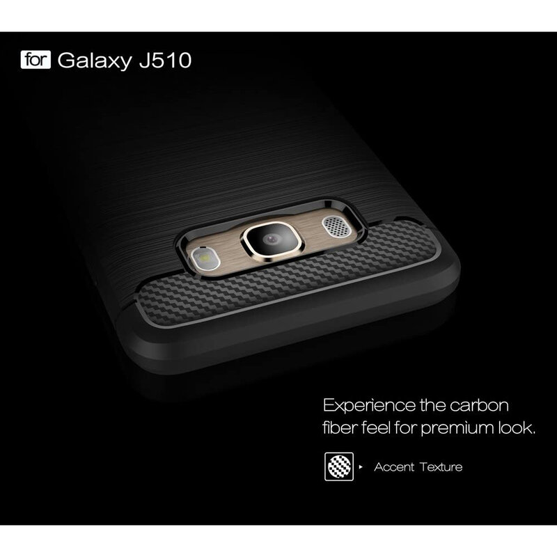 Husa Samsung Galaxy J5 2016 J510 TPU Carbon Negru