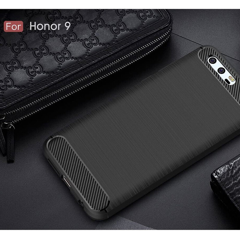 Husa Huawei Honor 9 TPU Carbon Negru