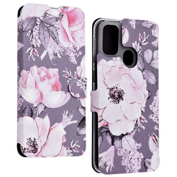 Husa Samsung Galaxy M21 Mobiwear Flip Case Multicolor - Faded