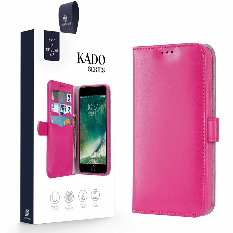 Husa iPhone 8 Dux Ducis Kado Series Book - Roz