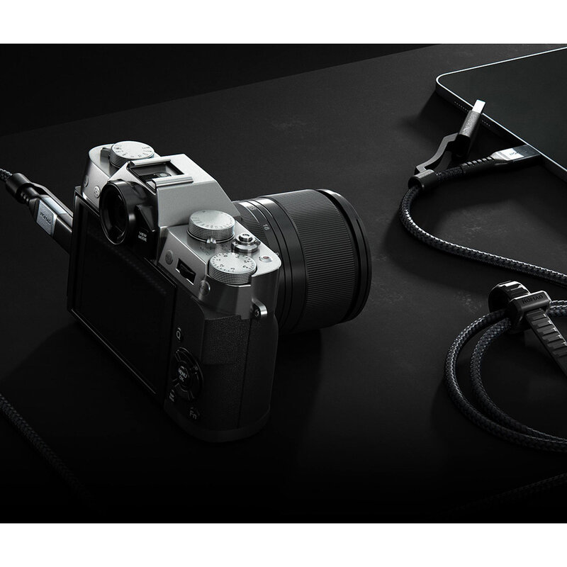 Cablu De Date Nomad Kevlar 4 in 1 With 2x Type-C / Micro-USB / USB-A Universal Type-C PD 1.5m - Black