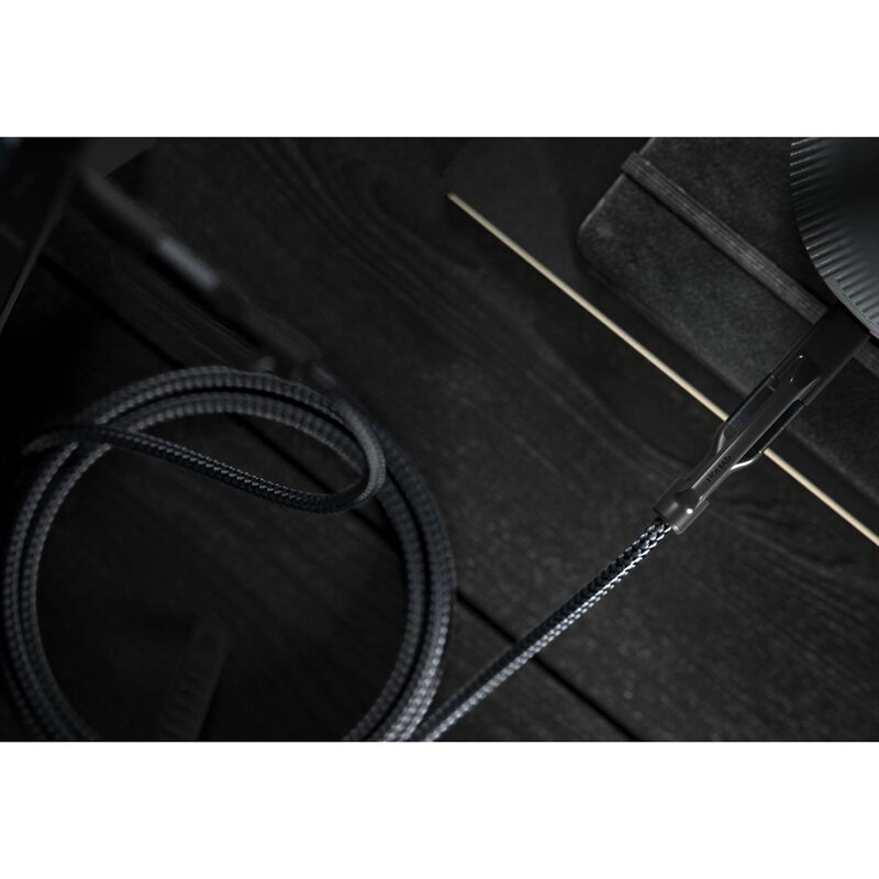 Cablu De Date Nomad Kevlar 4 in 1 With 2x Type-C / Micro-USB / USB-A Universal Type-C PD 1.5m - Black