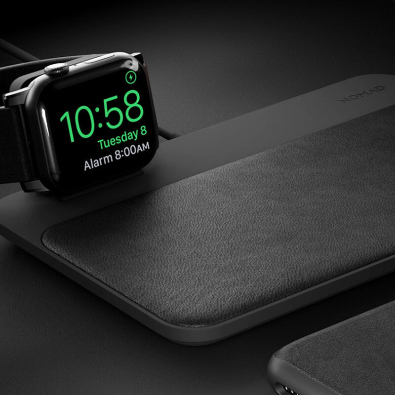 Incarcator Wireless Nomad Base Station 5 in 1 Apple Watch Stand USB-C/USB-A/Iphone/Apple Watch/AirPods - Black