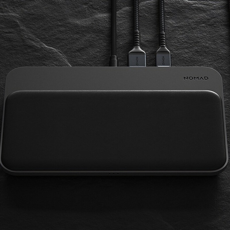Incarcator Wireless Nomad Base Station Hub Edition Universal 4 in 1 USB-C/USB-A/Iphone/AirPods - Black