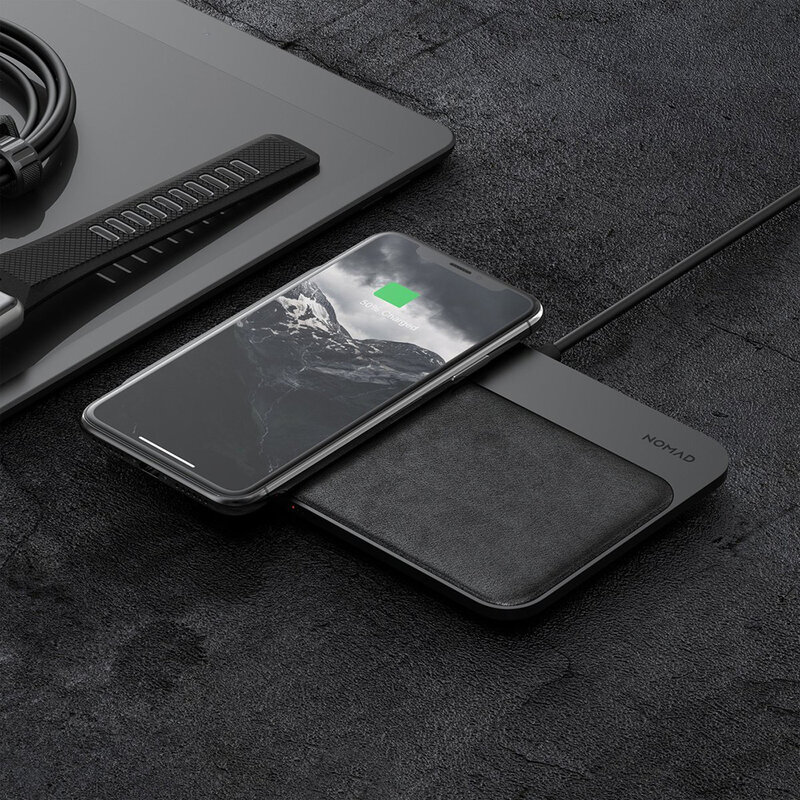 Incarcator Wireless Nomad Base Station Hub Edition Universal 4 in 1 USB-C/USB-A/Iphone/AirPods - Black