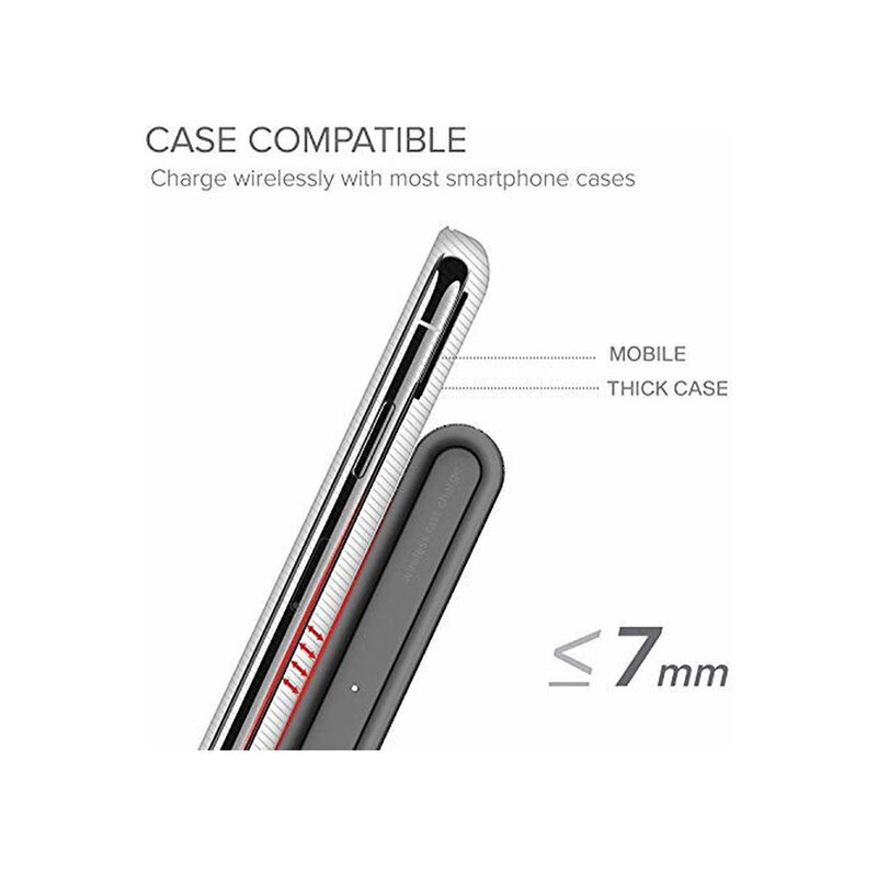 Incarcator Wireless iOttie iON Wireless Stand Fast Charging Qi Pad 10W Android / 7.5W iPhone - Ash / Grey