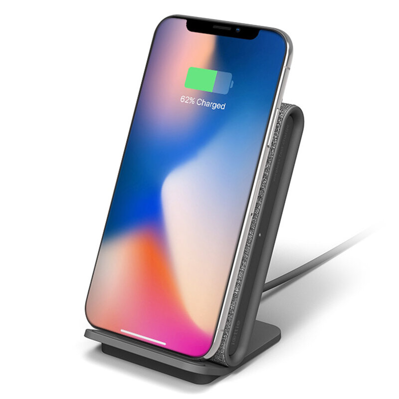 Incarcator Wireless iOttie iON Wireless Stand Fast Charging Qi Pad 10W Android / 7.5W iPhone - Ash / Grey