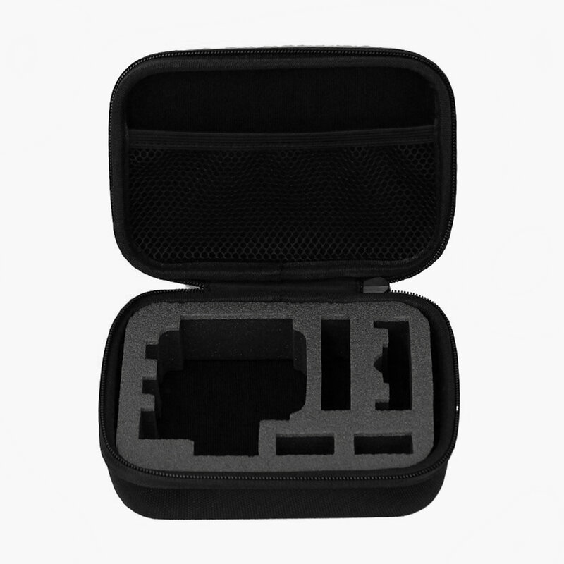 Husa GoPro Hero Holder Bag Geanta Universala Camere De Actiune Cu Spatii De Depozitare Si Fermoar - S - Black