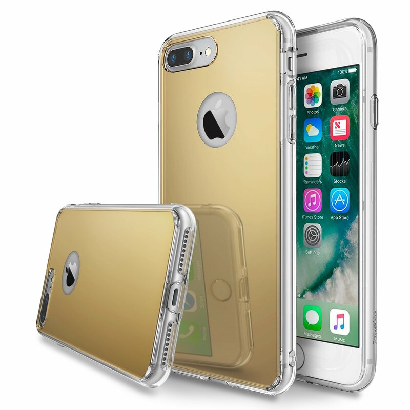 Husa iPhone 7 Plus Ringke Mirror - Royal Gold