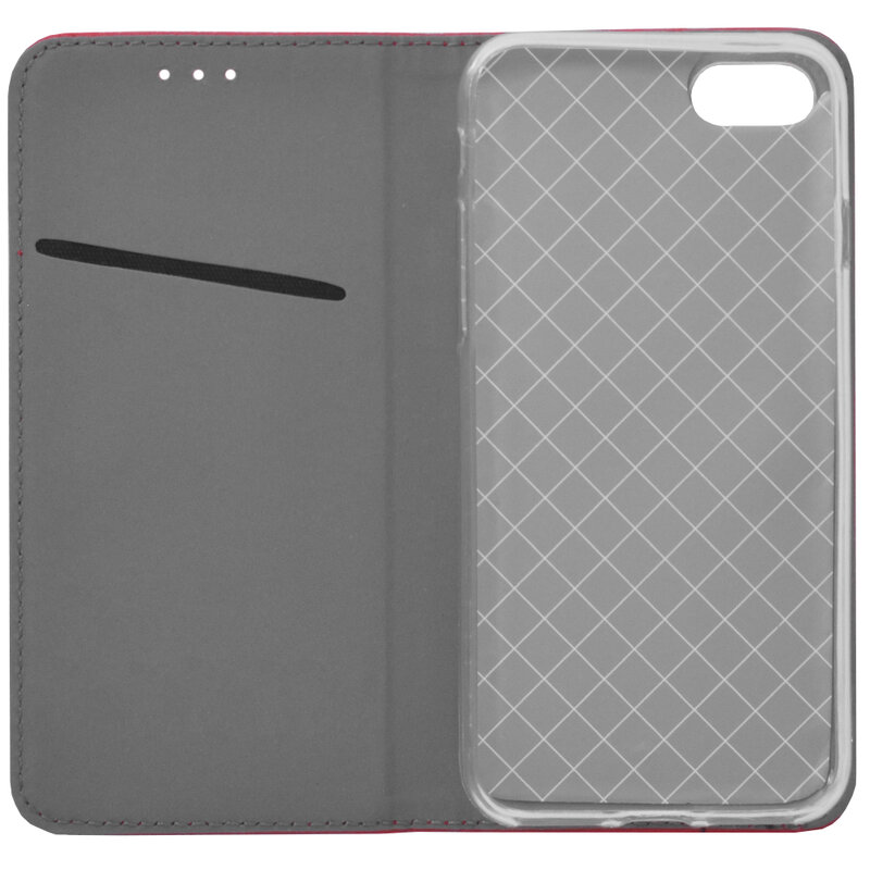 Husa Smart Book iPhone 7 Flip Rosu