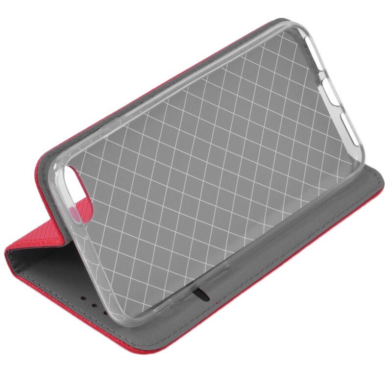 Husa Smart Book iPhone 7 Flip Rosu