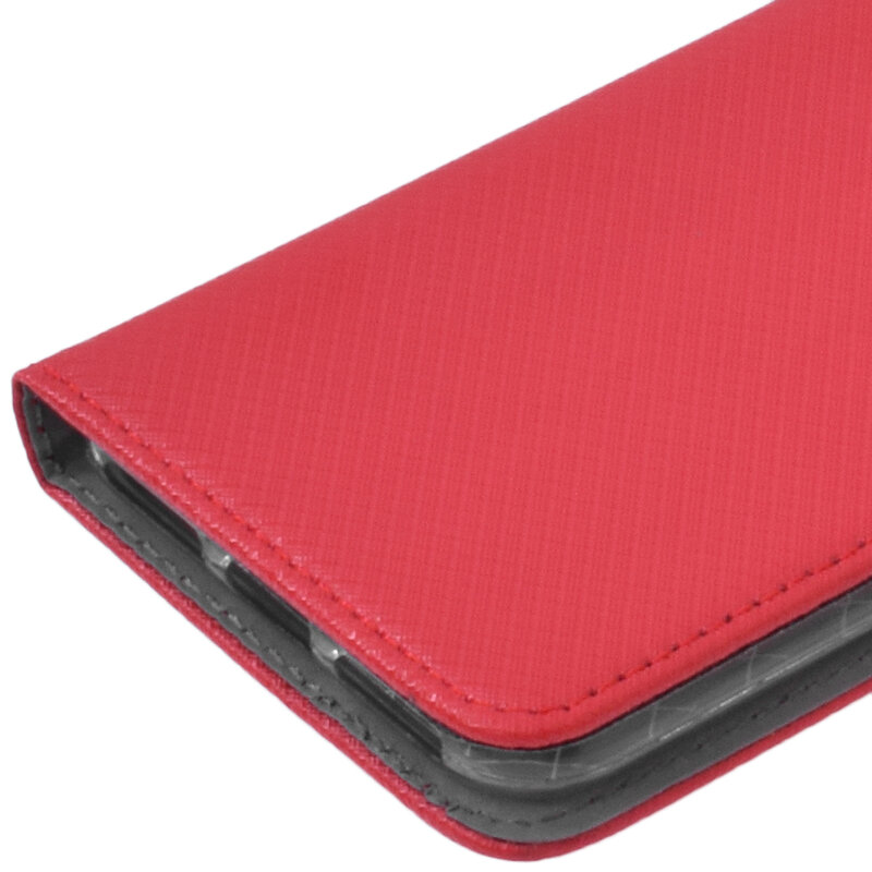Husa Smart Book iPhone 7 Flip Rosu