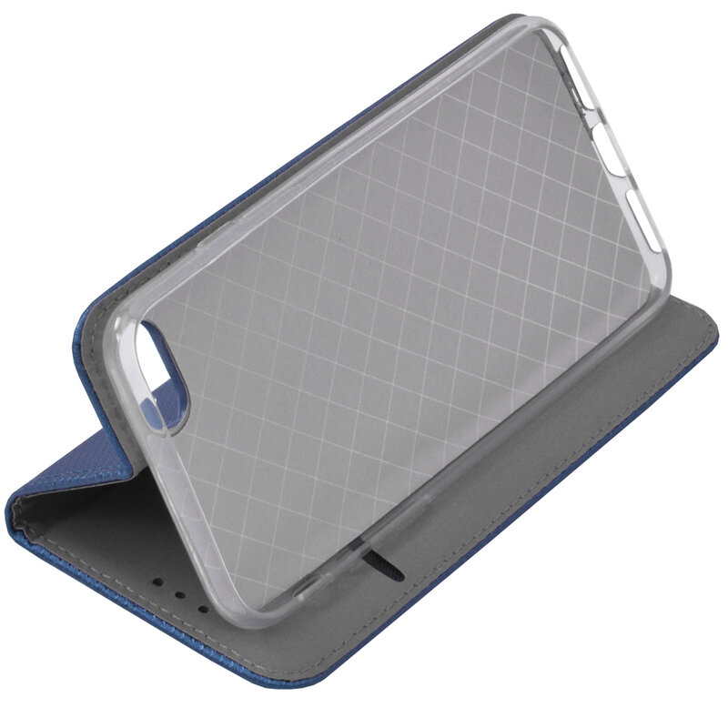 Husa Smart Book iPhone 7 Flip Albastru