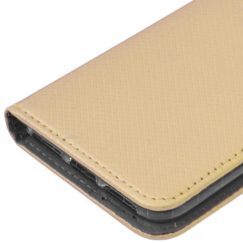 Husa Smart Book iPhone 7 Flip Auriu
