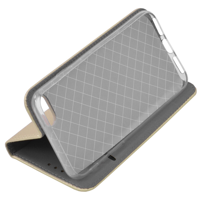 Husa Smart Book iPhone 7 Flip Auriu