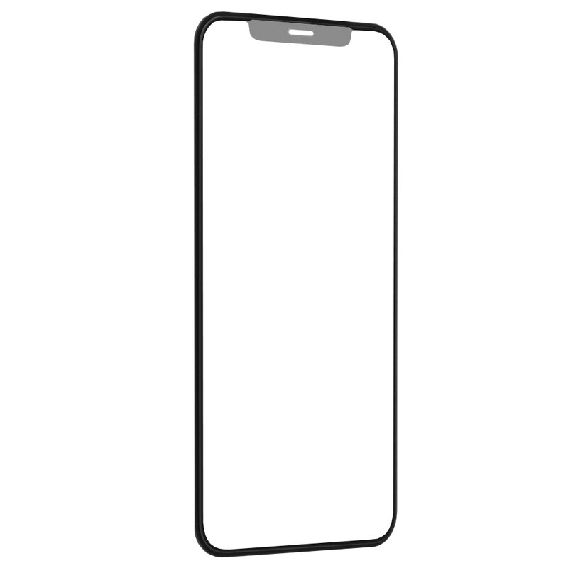 Sticla Securizata iPhone XS Max Monkey Anti-Glare FullCover - Negru