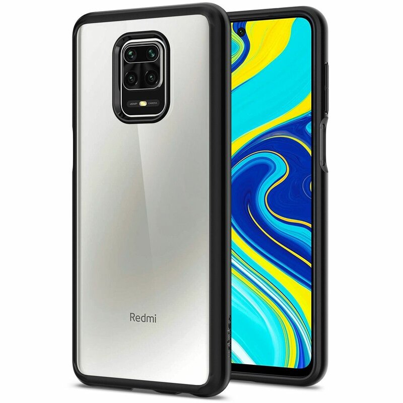 Husa Xiaomi Redmi Note 9 Pro Spigen Ultra Hybrid - Matte Black