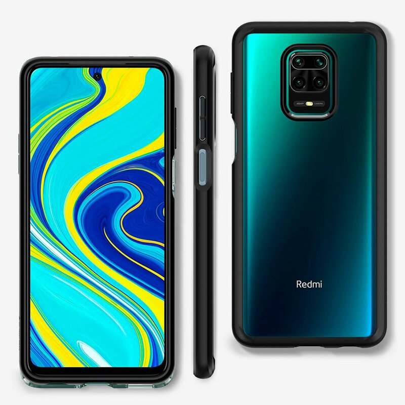 Husa Xiaomi Redmi Note 9 Pro Spigen Ultra Hybrid - Matte Black