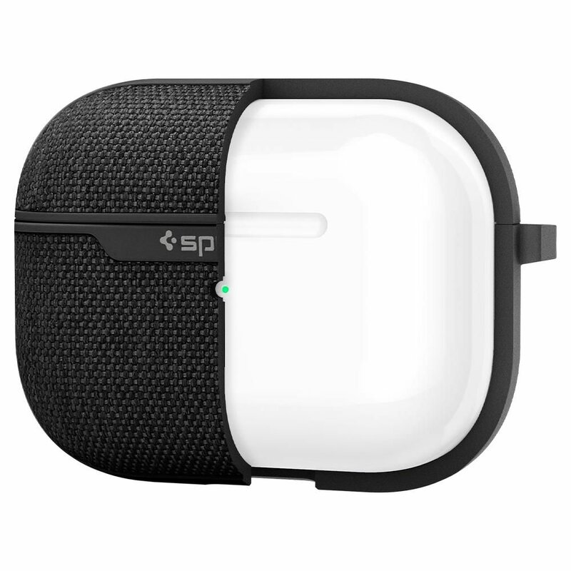 Husa Apple AirPods Pro Spigen Urban Fit cu holder metalic, negru