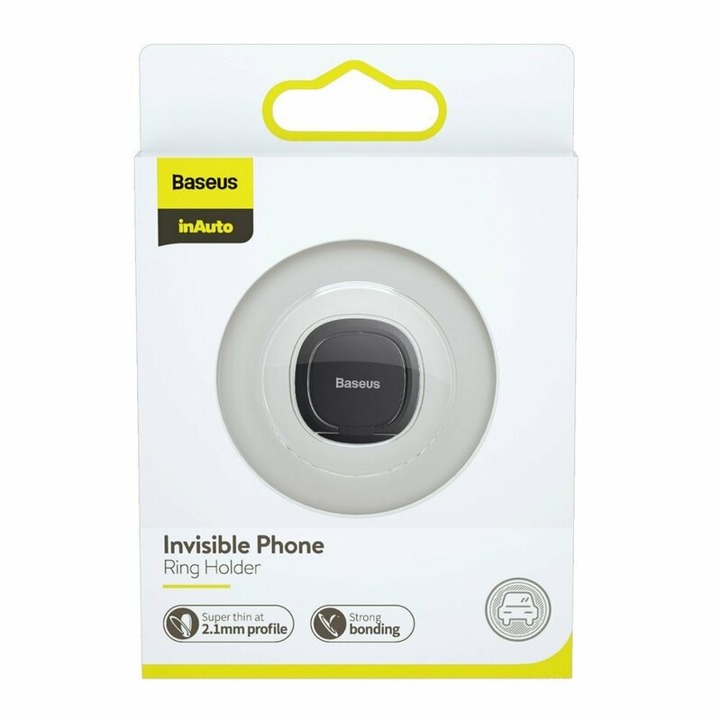 Suport inel pentru telefon, iRing Baseus, gri, SUYB-0A