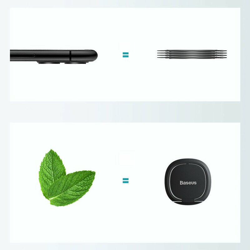 Suport inel pentru telefon, iRing Baseus, gri, SUYB-0A