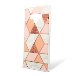 Husa Samsung Galaxy Note 9 Mobster Laser Marble Shockproof TPU - Pink