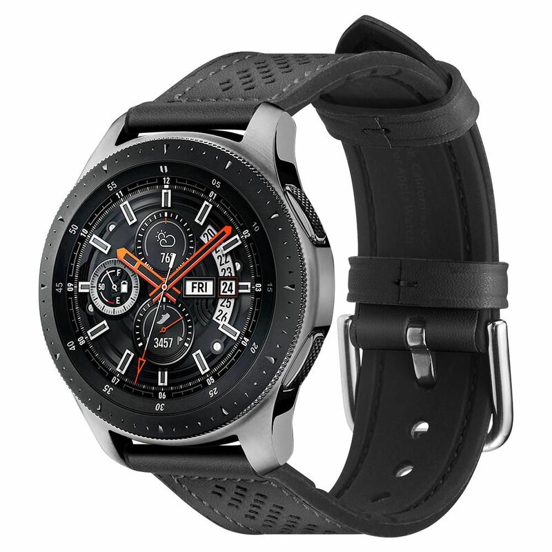 Curea Huawei Watch GT 46mm Spigen Retro Fit - Black