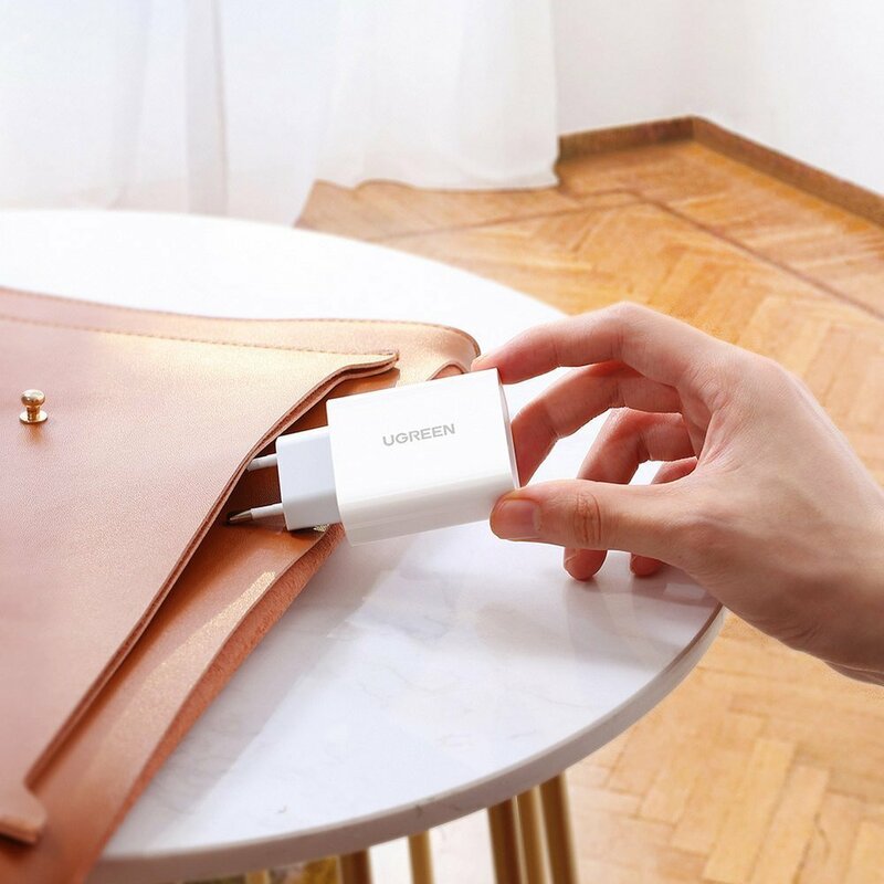 Incarcator priza Fast Charger 30W, tip C, Ugreen, alb, 70161