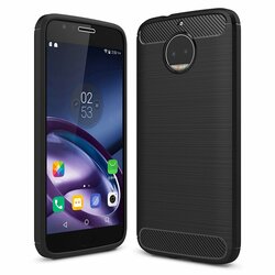 Husa Motorola Moto G5 Plus TPU Carbon Negru