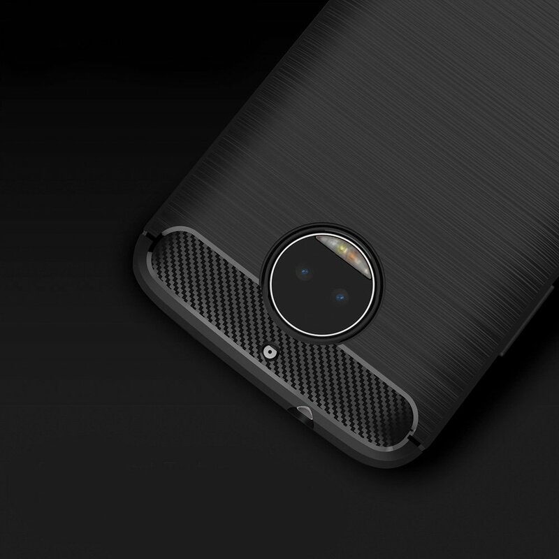 Husa Motorola Moto G5 Plus TPU Carbon Negru