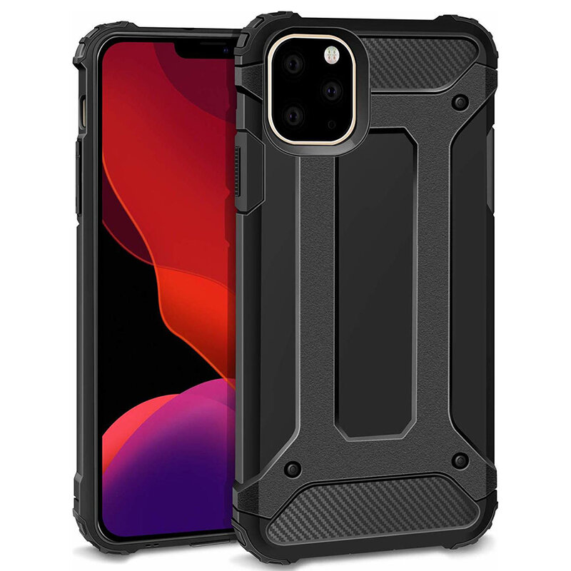 Husa iPhone 11 Techsuit Hybrid Armor, negru