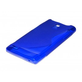 Husa Huawei Ascend P1s Silicon Gel TPU Albastru