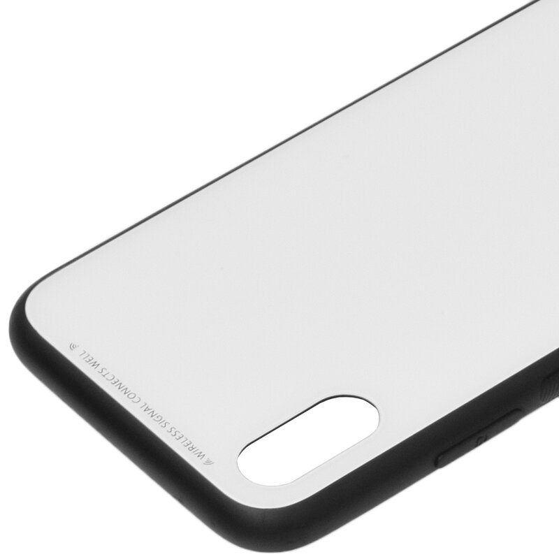 Husa iPhone X, iPhone 10 Glass Series - Alb