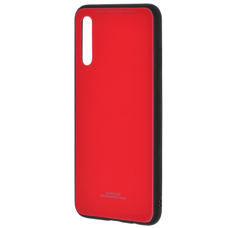 Husa Samsung Galaxy A50 Glass Series - Rosu