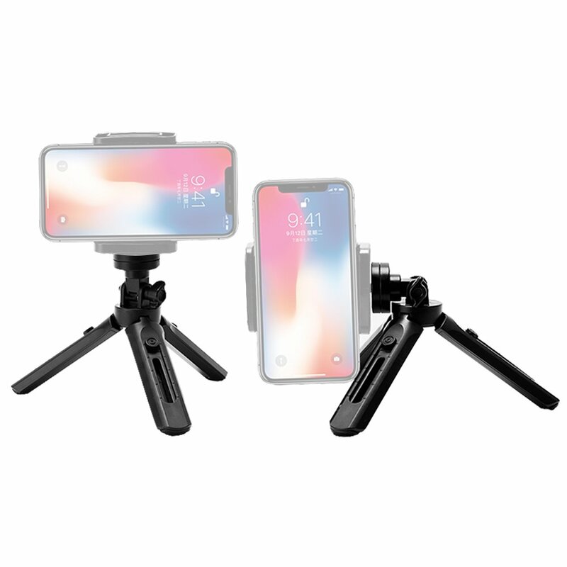 Suport Selfie Stick Mini Tripod Stand Multifunctional 360° Pentru Smartphone / GoPro / SJCAM / DSLR - Negru