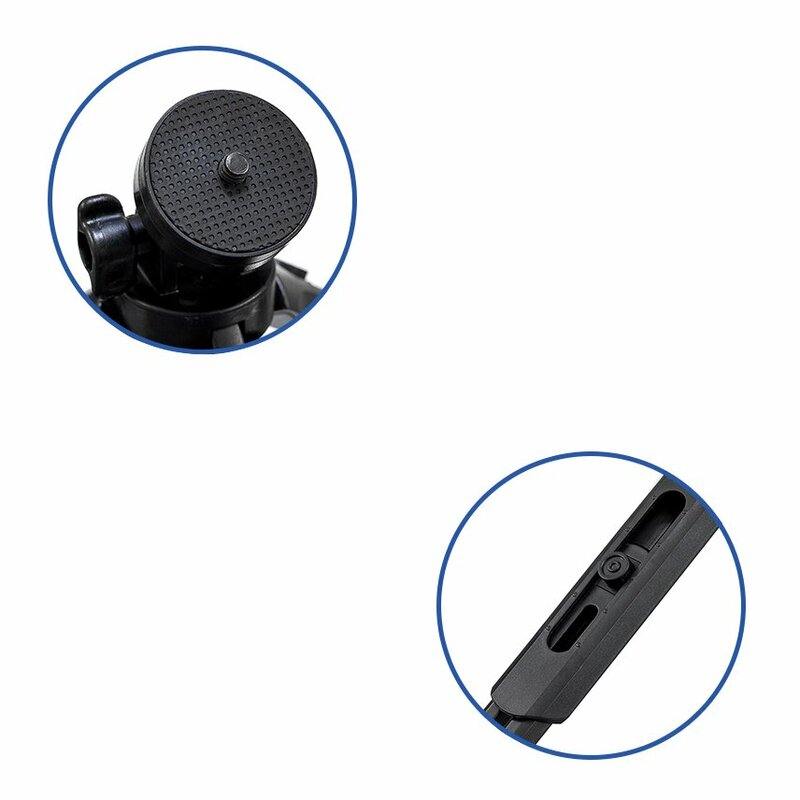 Suport Selfie Stick Mini Tripod Stand Multifunctional 360° Pentru Smartphone / GoPro / SJCAM / DSLR - Negru