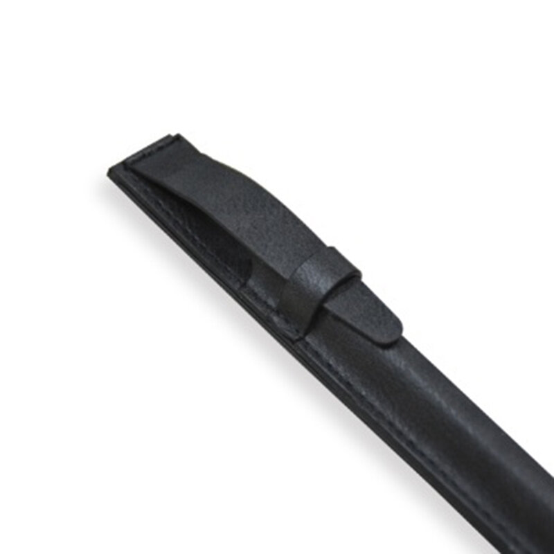 Husa Apple Stylus Pencil Universala De Tip Toc Din Piele Ecologica Cu Banda Elastica Pentru Prindere Tableta - Negru