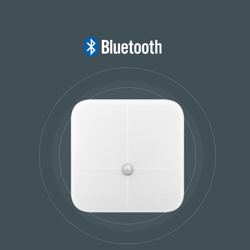 Cantar Digital Huawei AH100 Body Fat Scale Smart Cu Analizator Corporal Bluetooth V4.1 Cu Display LED - Alb