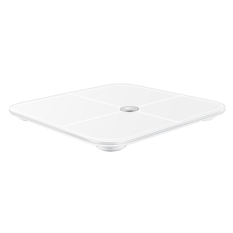 Cantar Digital Huawei AH100 Body Fat Scale Smart Cu Analizator Corporal Bluetooth V4.1 Cu Display LED - Alb
