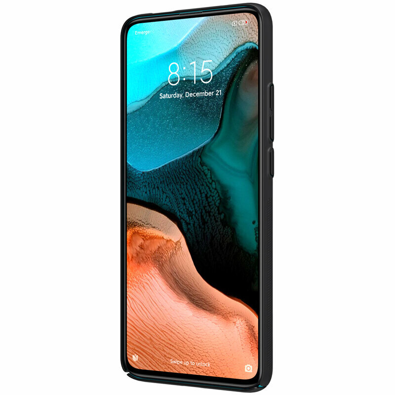 Husa Xiaomi Poco F2 Pro Nillkin Super Frosted Shield, negru