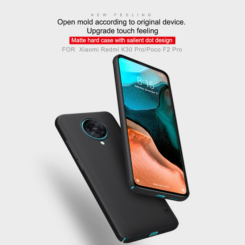 Husa Xiaomi Poco F2 Pro Nillkin Super Frosted Shield, negru