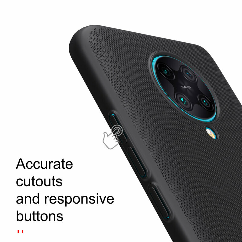 Husa Xiaomi Poco F2 Pro Nillkin Super Frosted Shield, negru