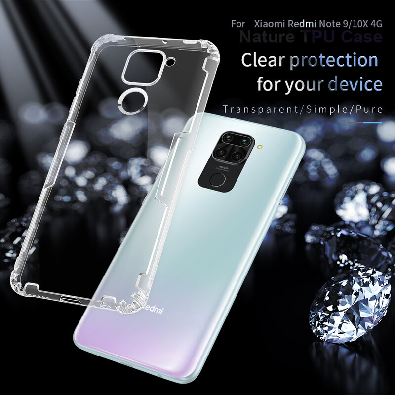 Husa Xiaomi Redmi Note 9 Nillkin Nature, transparenta