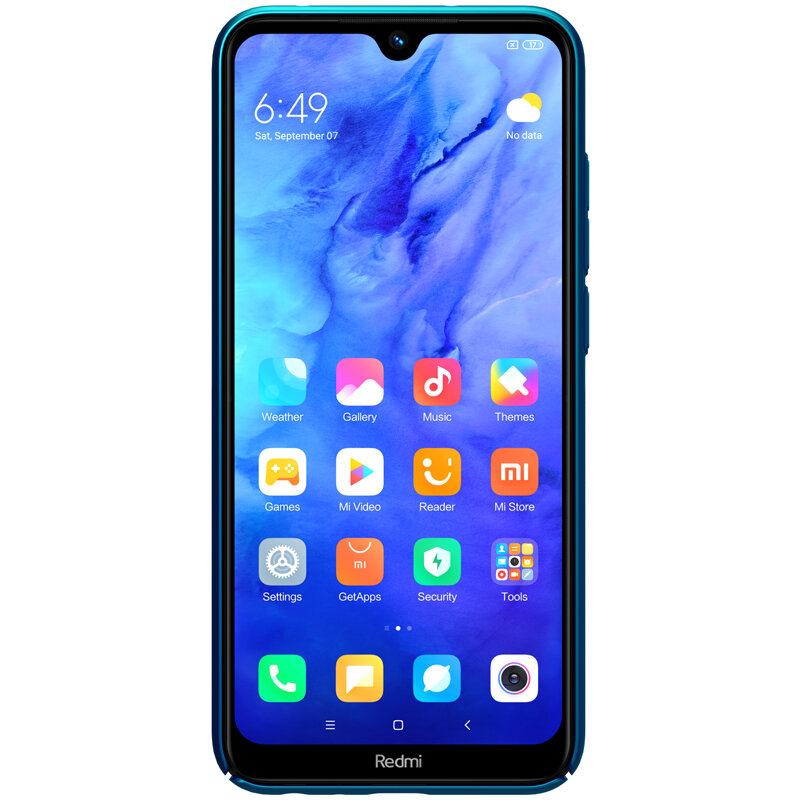 Husa Xiaomi Redmi Note 8T Nillkin Super Frosted Shield, albastru