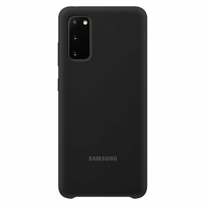 Husa Originala Samsung Galaxy S20 5G Silicone Cover - Negru