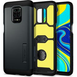 Husa Xiaomi Redmi Note 9 Pro Max Spigen Tough Armor - Metal Slate