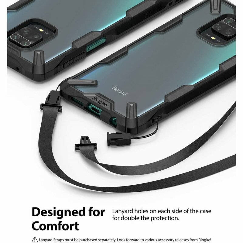 Husa Xiaomi Redmi Note 9 Pro Ringke Fusion X - Black