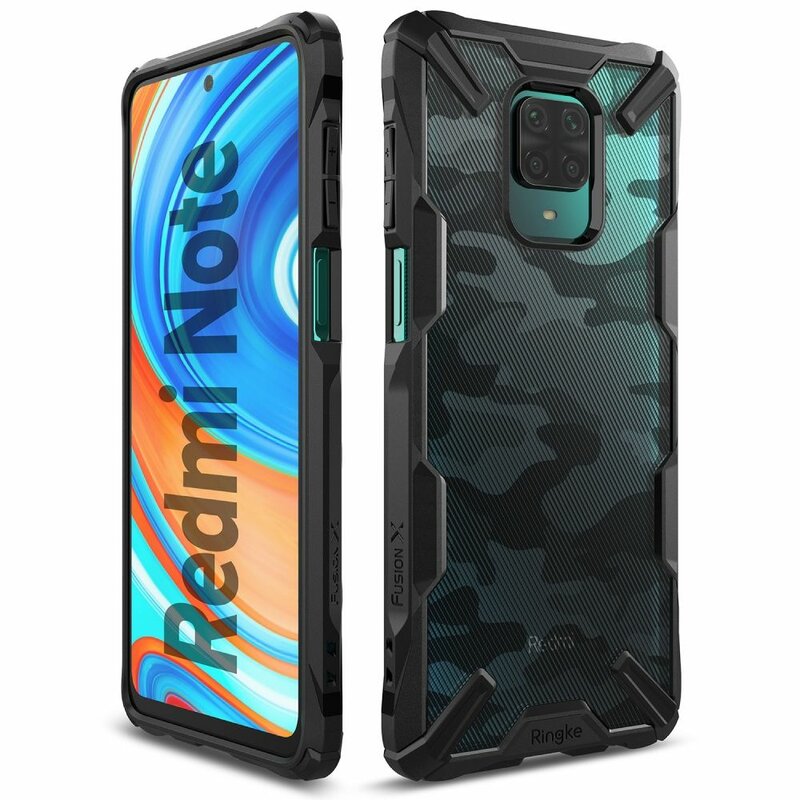 Husa Xiaomi Redmi Note 9 Pro Max Ringke Fusion X Design - Camo Black
