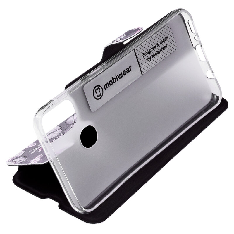 Husa Samsung Galaxy M21 Mobiwear Flip Case Multicolor - Faded