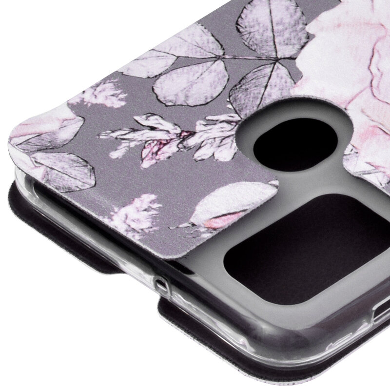 Husa Samsung Galaxy M21 Mobiwear Flip Case Multicolor - Faded